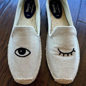 NEVER WORN Soludos Wink Smoking Slipper, Size 10